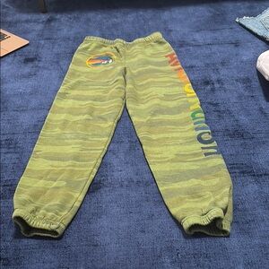 Green Camouflage Kids Joggers
